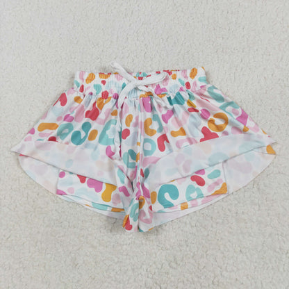 SS0592 Baby Girls Pink Blue Leopard Summer Shorts Bottoms 5.15