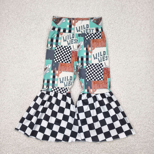 P0751 Baby Girls Wild West Bell Pants