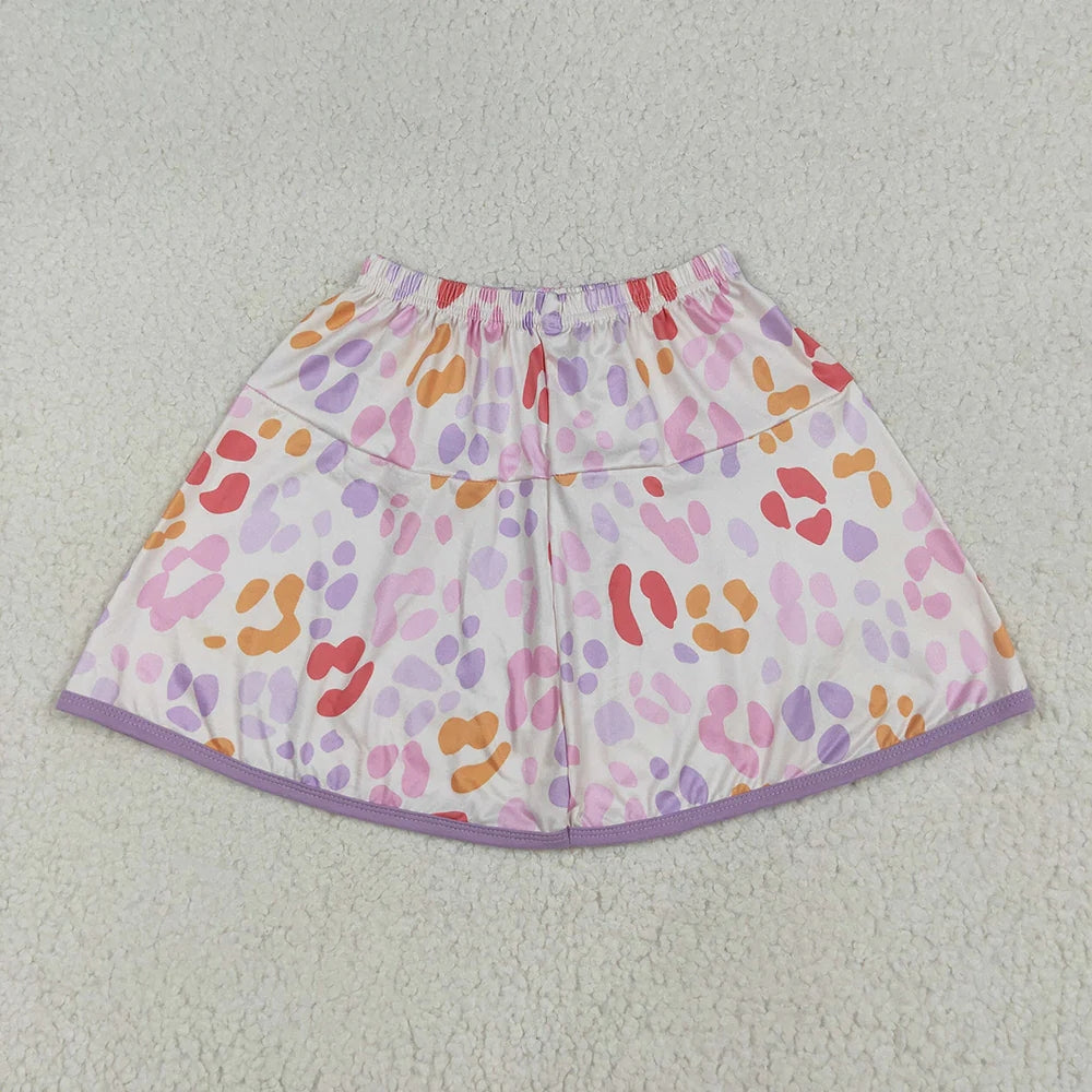 Sibling Baby Girls Lemon Leopard Summer Skirts Bottoms 7.5
