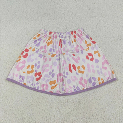 Sibling Baby Girls Lemon Leopard Summer Skirts Bottoms 7.5