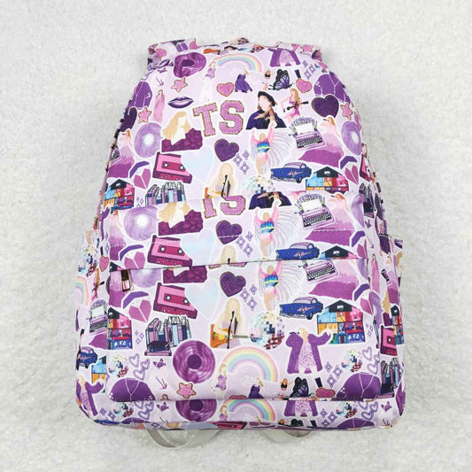 BA0172 Country music singer purple backpack