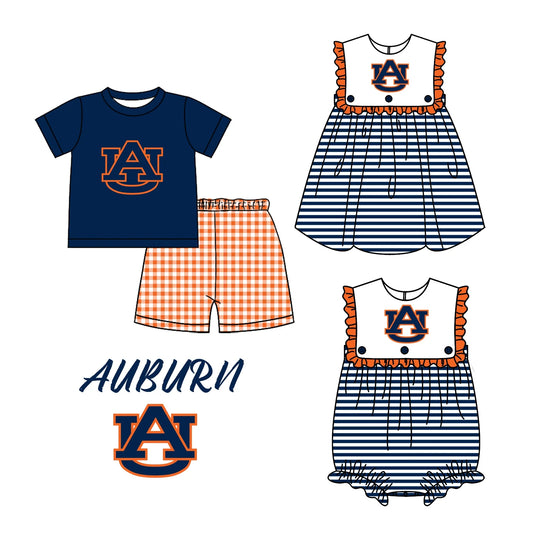 Sibling Boys Baby Girls AU Team Dresses Rompers Sets preorder(moq 3)