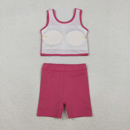 GSD2657 Baby Girls Sleeveless Watermelon Vest Top Short Skirts Yoga Set C11.7
