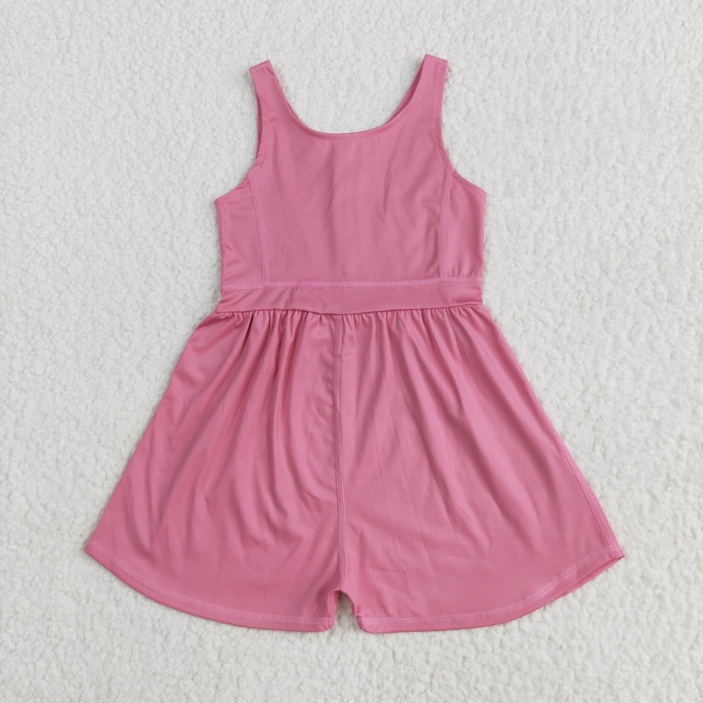 SR3024 Baby Girls Pink Sleeveless Yoga Jumpsuit 5.19