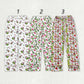 3 Colors Adult Women Christmas Green Face Bottom Pants Pajamas