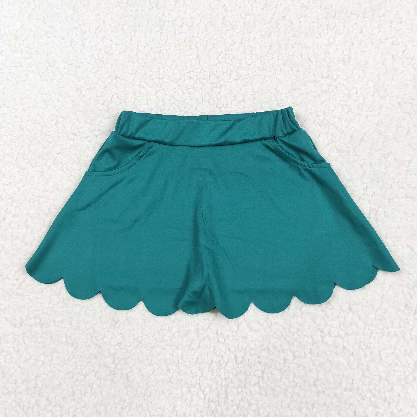 GLK0077 Baby Girls Dark Green Yoga Skorts Bottoms 5.17
