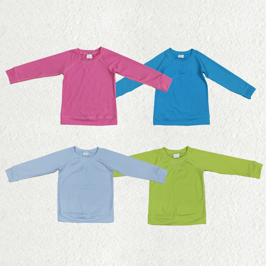 Sibling Baby Girls Colorful Long Sleeves Yoga Shirts Tops 6.5
