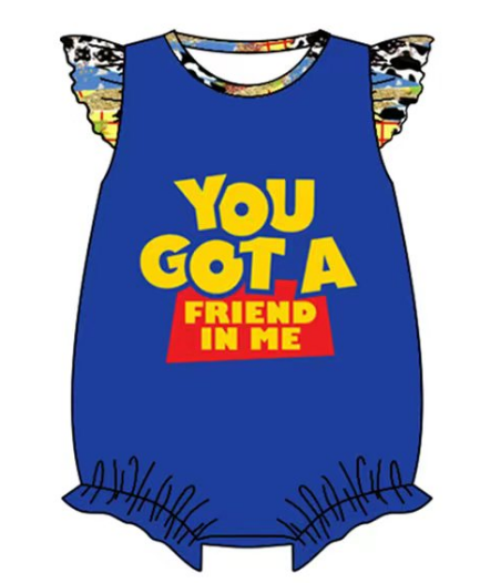 Blue onesie for girls