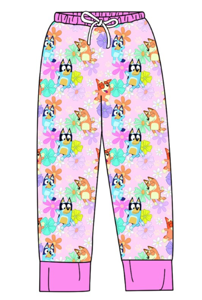 Adult cartoon dog casual pants