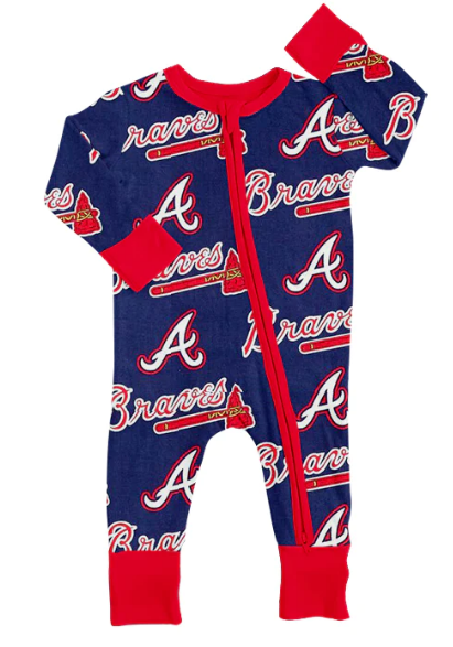 team custom long sleeve onesie for boys