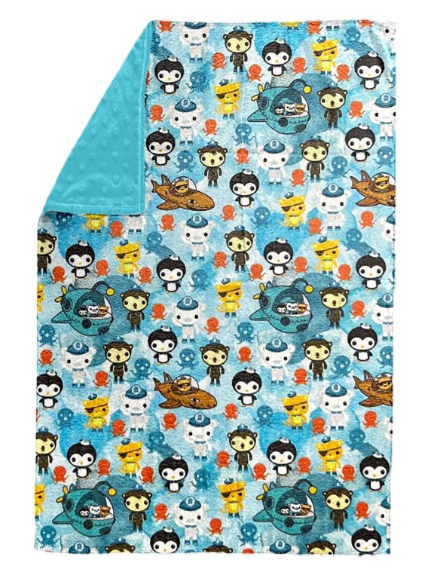 Custom Children blue blanket