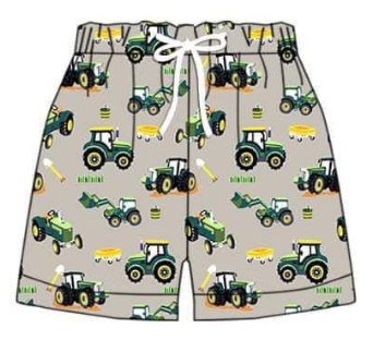 Truck swimming trunks for boys
