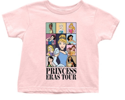 Pink short-sleeved top for girls