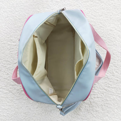 BA0105 Pink Blue hand bill shoulder bag