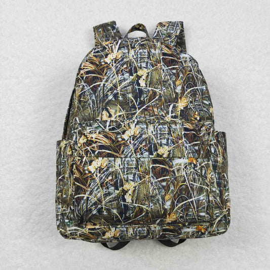 BA0139 straw camouflage leaf backpack