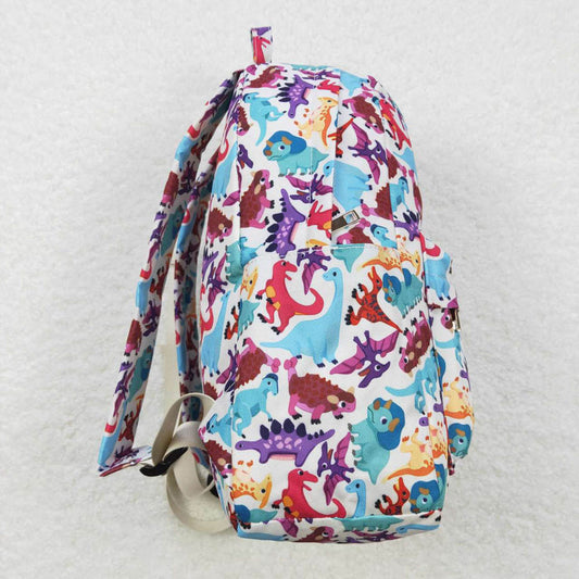 BA0153 dinosaur beige backpack