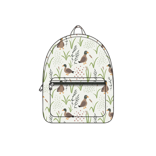 BA0178Baby Kids Mallard Ducks Hunting Backpack Back Bags Preorder