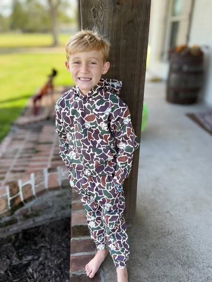 C12.5 BLP1412 Baby Boys Southern Camo Hoodies Pockets Jogger Pants Clothes Sets Preorder