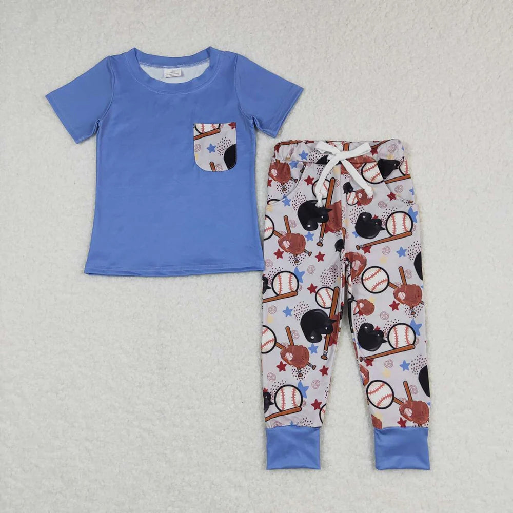 Sibling Baby Boys Game Sports Shirts Pants Outfits Sets 4.16