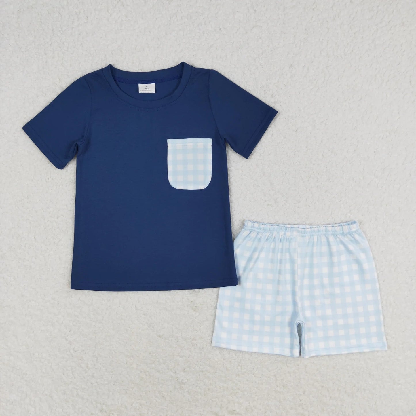 Sibling Baby Boys Pockets Tee Shirts Shorts Summer Clothes Sets 5.14