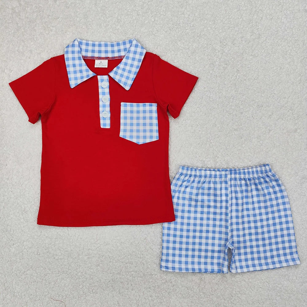 Sibling Baby Boys Girls 4th of July Outfits Romper Dresses Suits 5.6