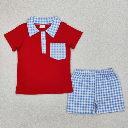Sibling Baby Boys Girls 4th of July Outfits Romper Dresses Suits 5.6