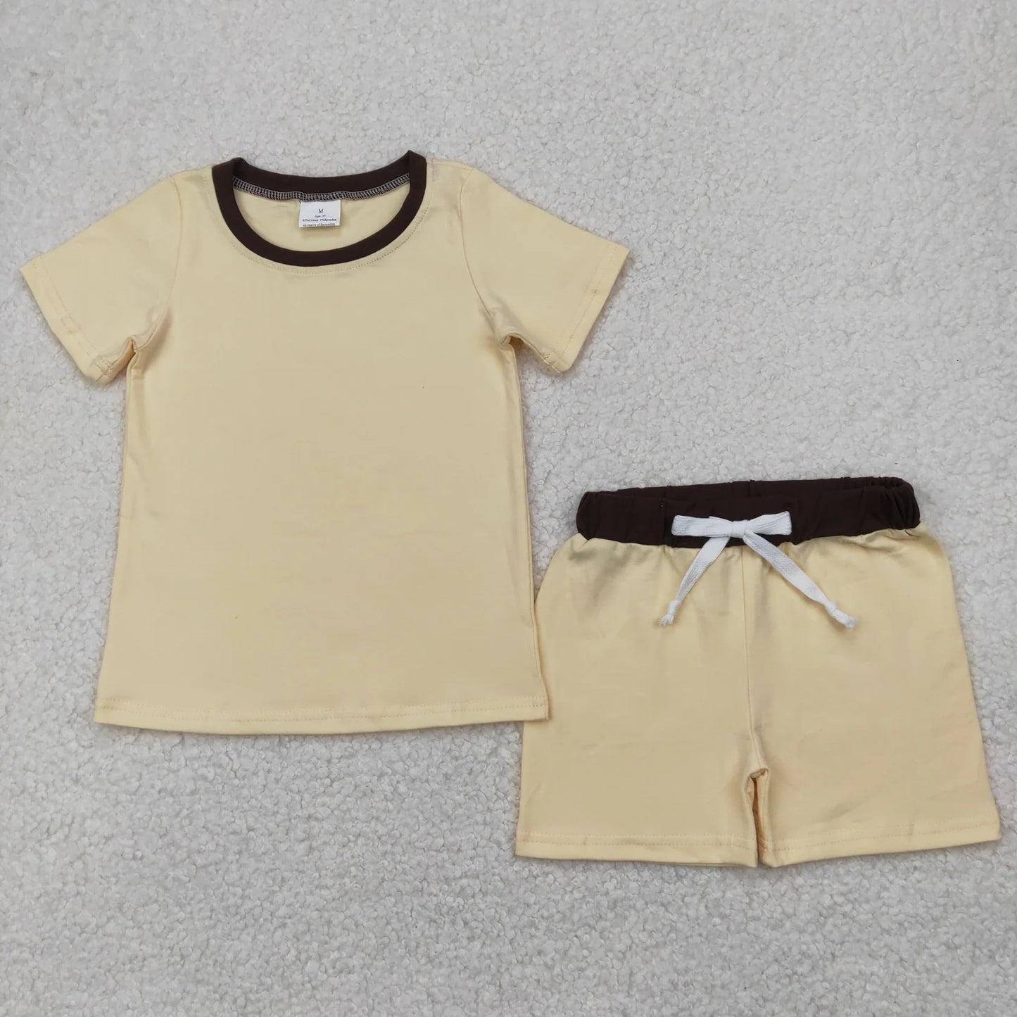 Sibling Baby Boys Shirt Top Shorts Summer Clothes Sets 5.14