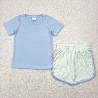 Sibling Baby Boys Shirt Top Shorts Summer Clothes Sets 5.14