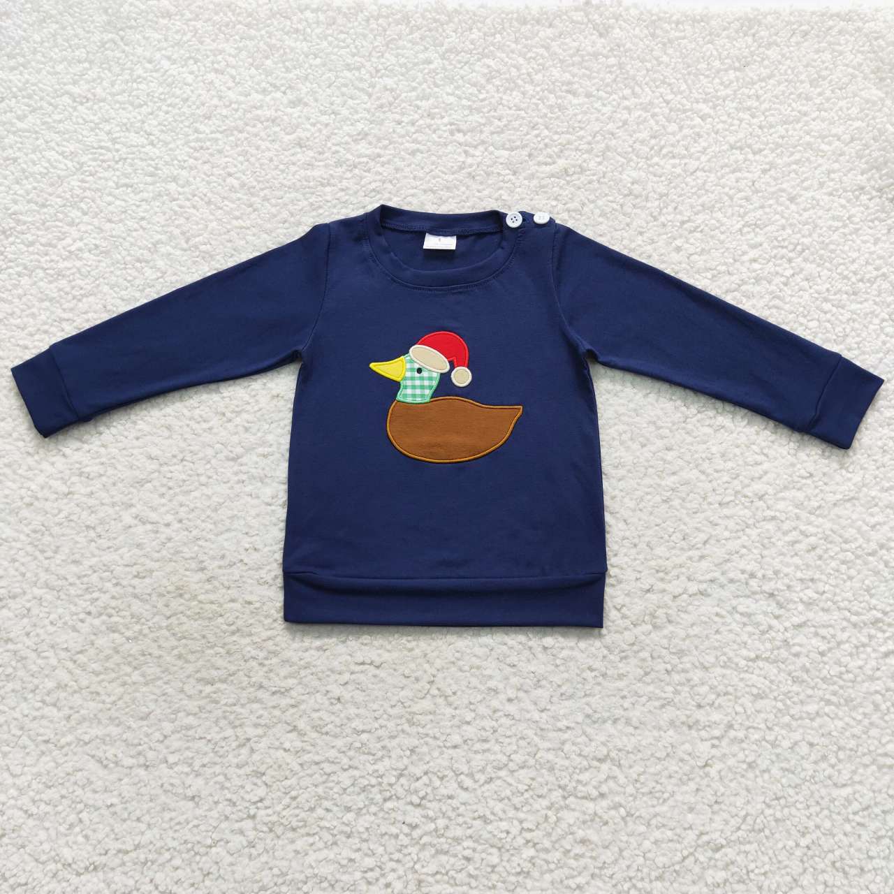 Sibling Baby Boys Girls Embroidery Hat Duck Christmas Tee Shirts Top C10.17