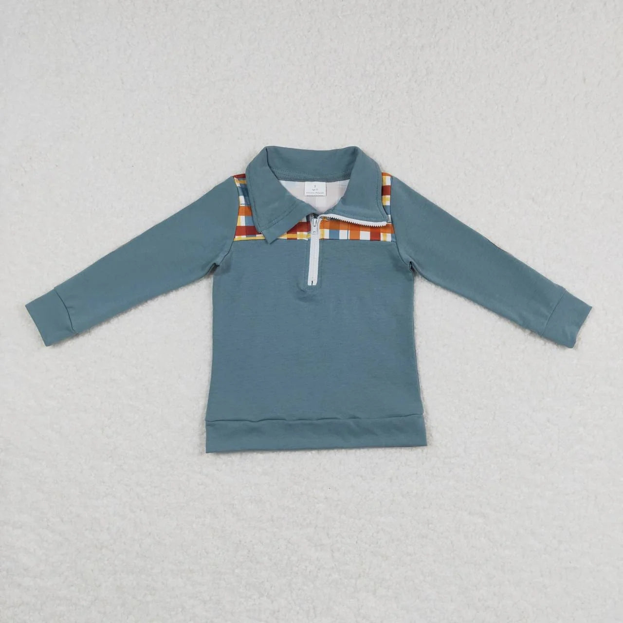 Sibling Baby Boys Long Sleeves Western Ducks Baseballs Half Zipper Pullovers Top C8.23