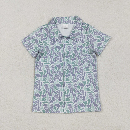 Sibling Baby Boys Western Camo Floral Button Shirts Top C9.2