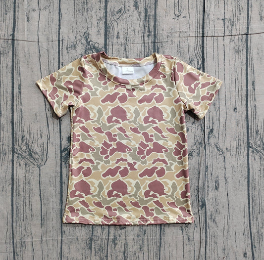 RTS BT1713 Baby Boys Top Baby Boys Southern Green Camo T-shirts Top