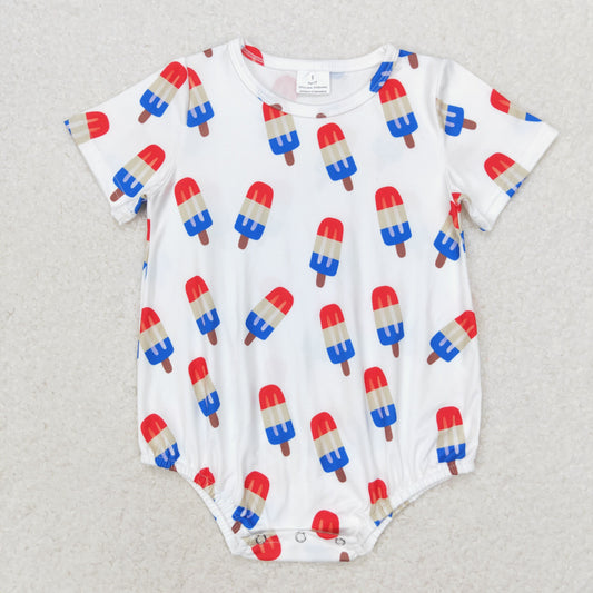 SR1736 4th of July National Day popsicle short-sleeved jumpsuit