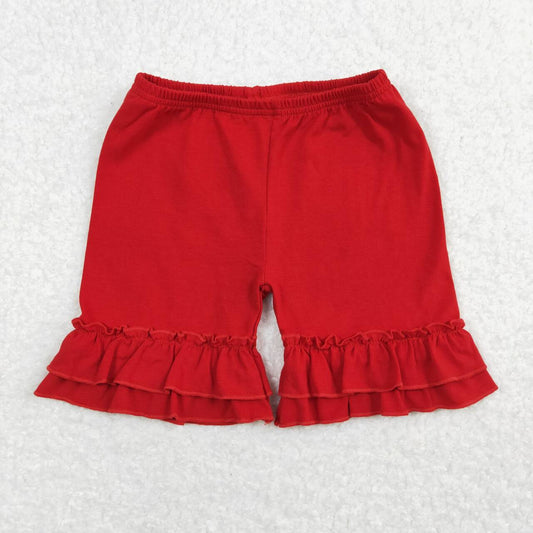 SS0184 Red lace shorts