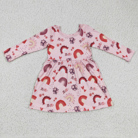 GLD0178 Valentine Girl Pink XOXO Dress