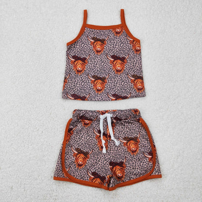 Sibling Baby Girls Summer Straps Shirts Shorts Clothes Sets 6.18