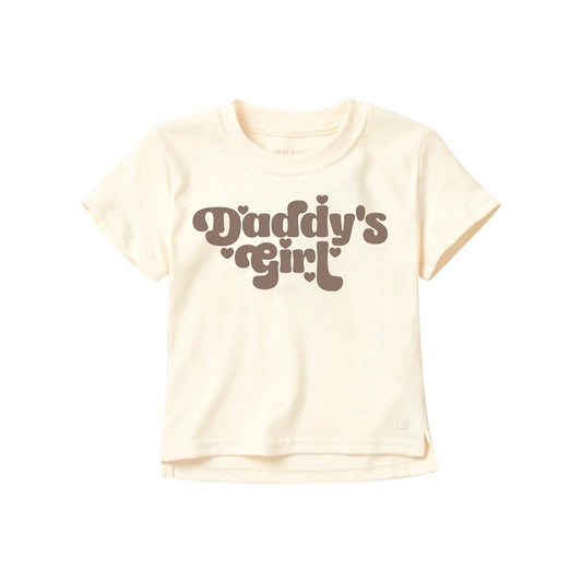 C12.12 GT1567 Baby Girls Short Sleeve Daddy's Girls Hearts T-shirts Top Preorder