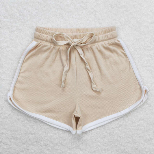 SS0295 Light brown shorts pure cotton