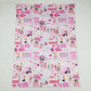 BL0127 Baby Girls Country music singer Butterfly pink baby blanket
