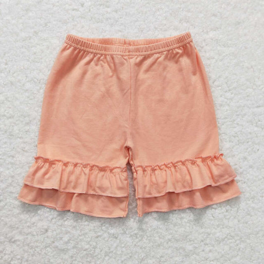 SS0259 Pink orange lace shorts