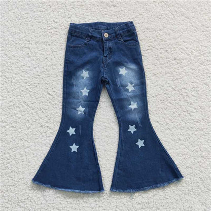 P0127 Denim pants Star Blue
