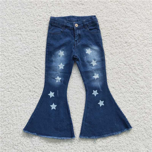 P0127 Denim pants Star Blue