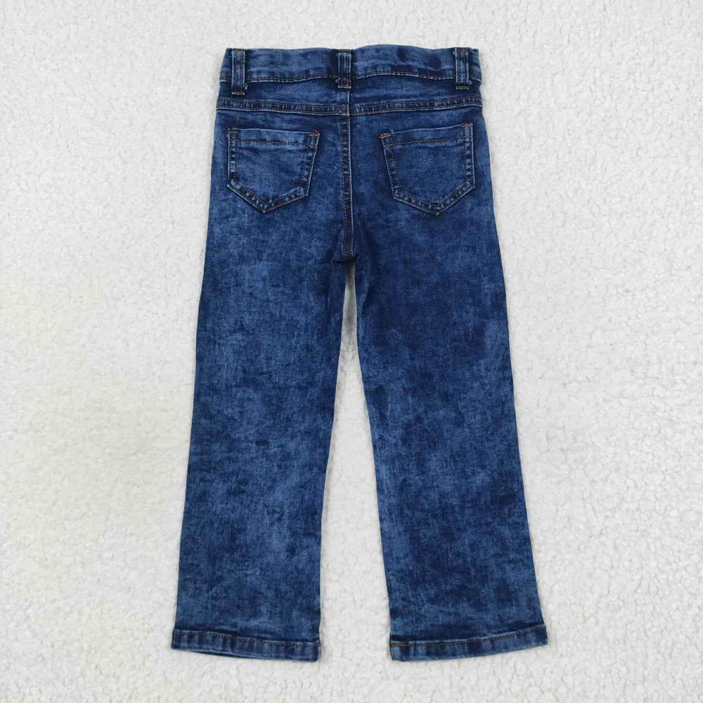 P0197 Dark ripped beggar jeans