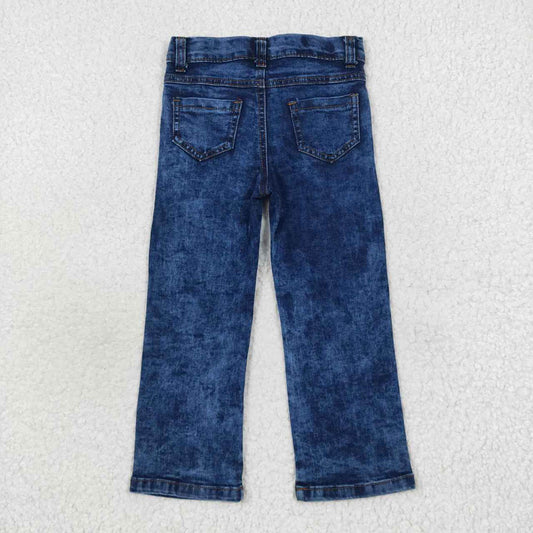 P0197 Dark ripped beggar jeans