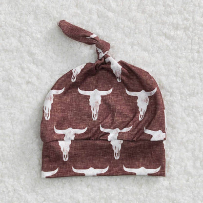 P0273 Alpine cow head brown trousers