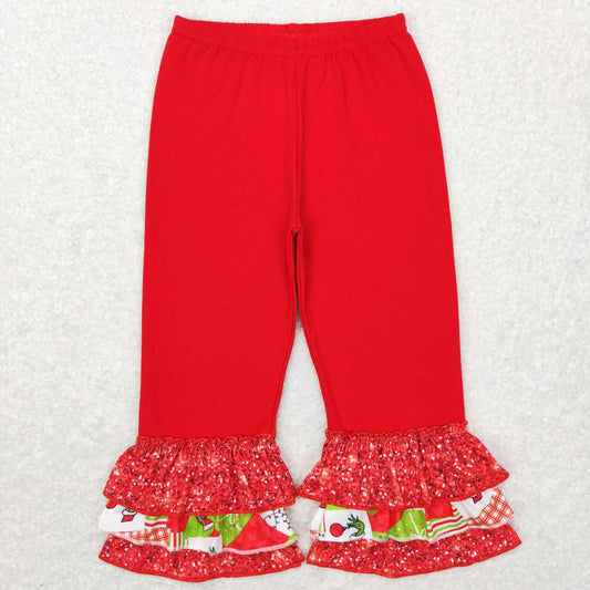 P0358 Lace red pants