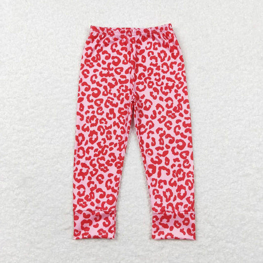 P0386 leopard print pink trousers
