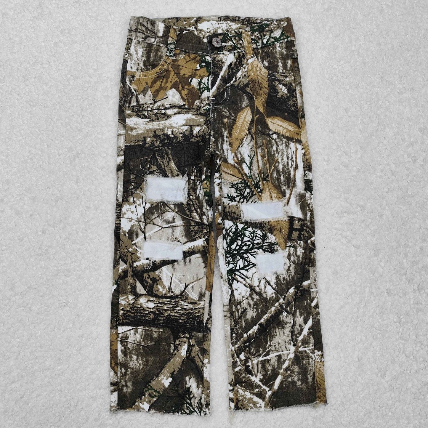 Sibling Baby Boys Girls Camouflage Hunting Season Denim Jeans Pants C11.19