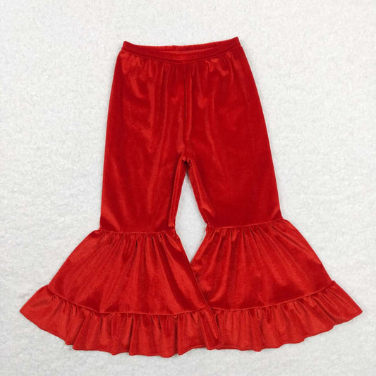 P0417 red lace trousers