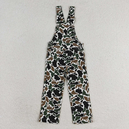 Sibling Baby Boys Kids Fall Hunting Camo Denim Strap jumpsuits Overall C11.6